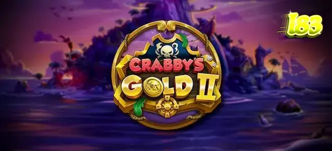 Interface do jogo de slot Crabby's Gold II com tema pirata
